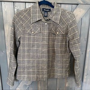 Denim & Co Houndstooth Jacket